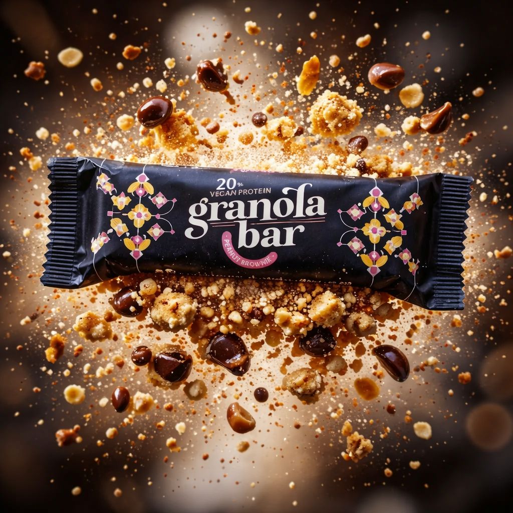 Granola Bar Proteic - peanut brownie, 50g Viblance