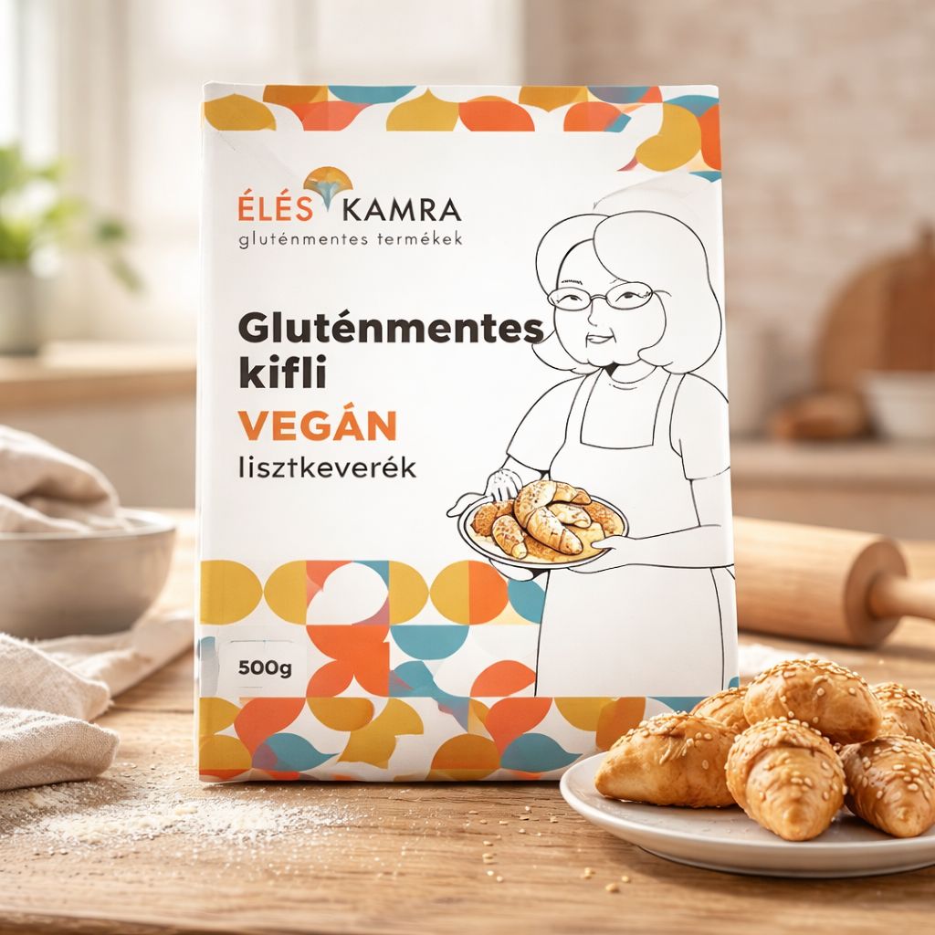 Amestec de făină pentru croissante vegane fără gluten 500g, Éléskamra
