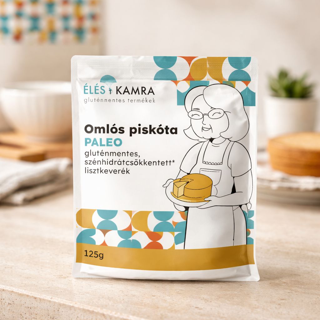 Amestec de făină cu conținut redus de carbohidrați pentru prăjituri fragede 125g, Éléskamra
