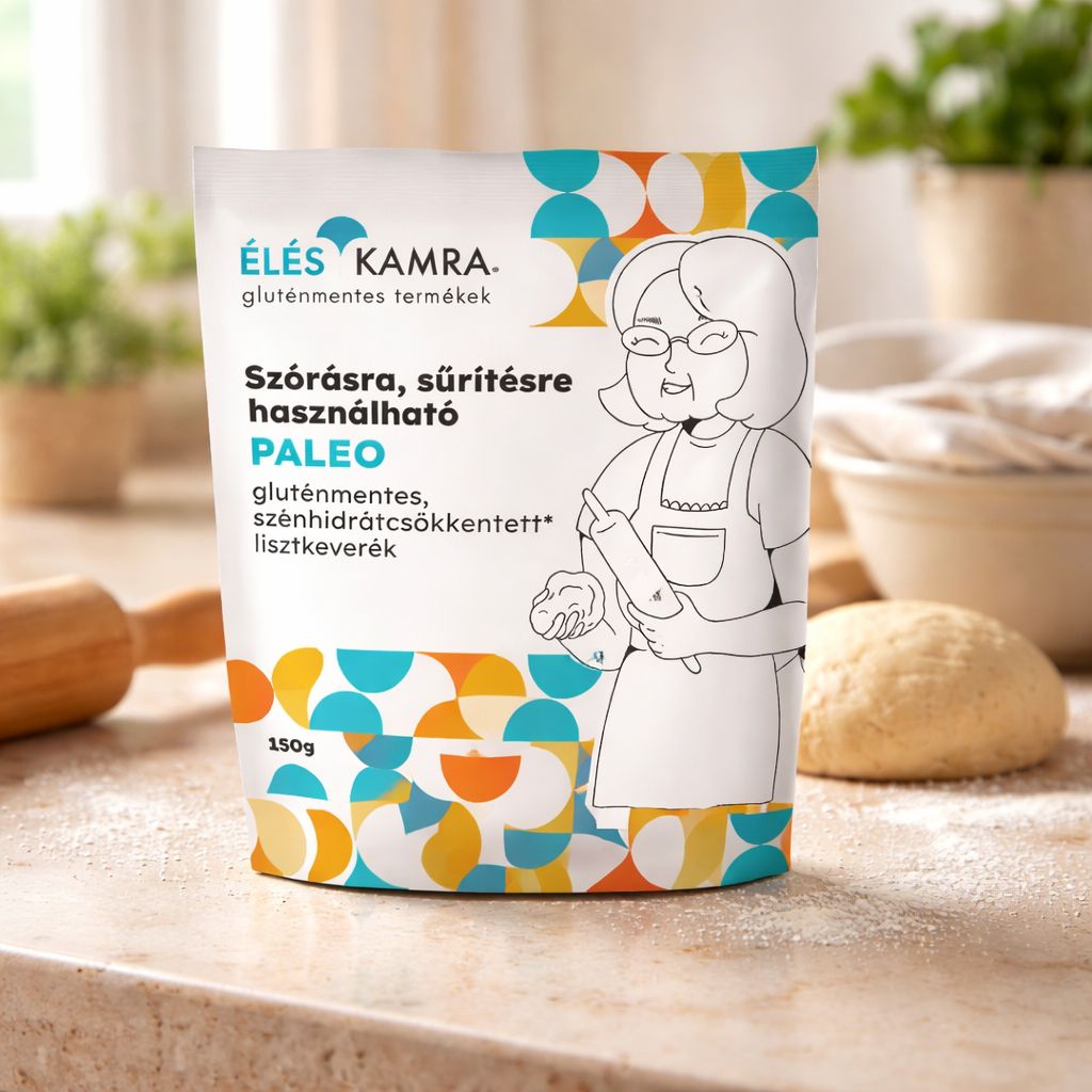 Amestec de făină cu conținut redus de carbohidrați pentru presărare și îngroșare 150g, Éléskamra