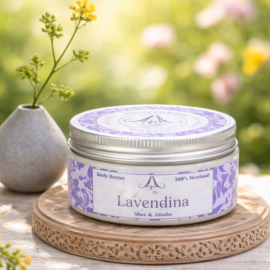 Unt de corp cu Shea și Jojoba (lavanda) Lavendina, AnA Naturfarm