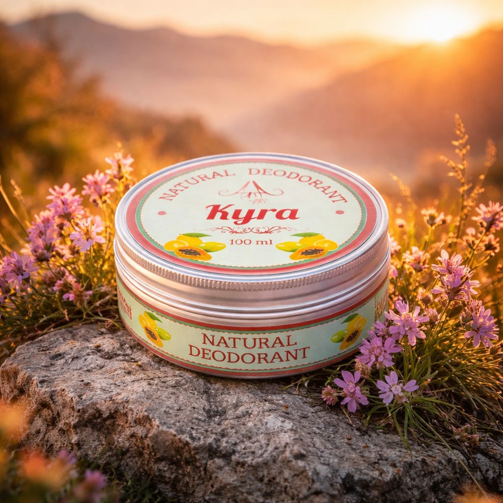 Deodorant crema  (fructe tropicale) cu Unt de shea 100 ml Kyra, AnA Naturfarm