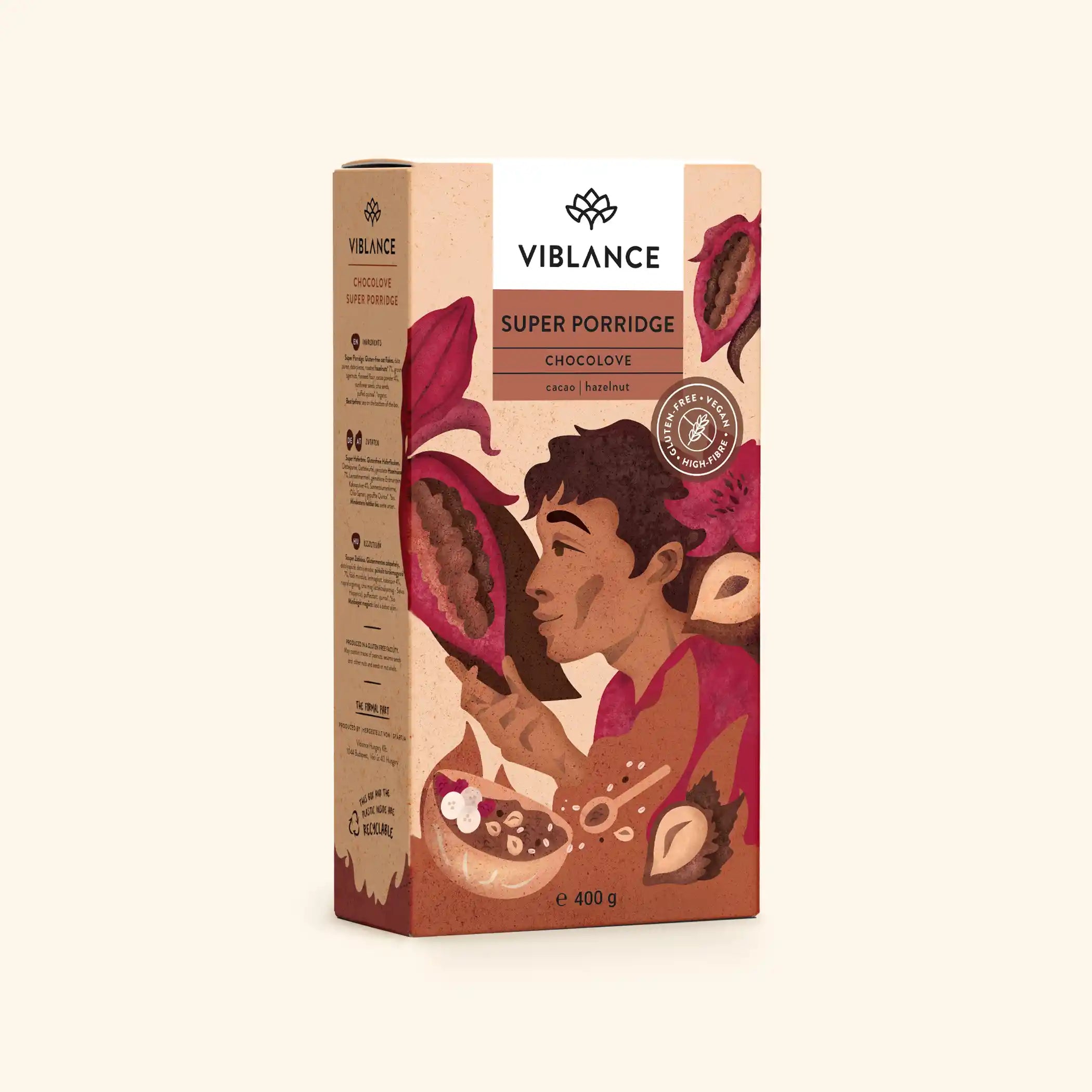 Chocolove Terci - fără gluten, 400g Viblance