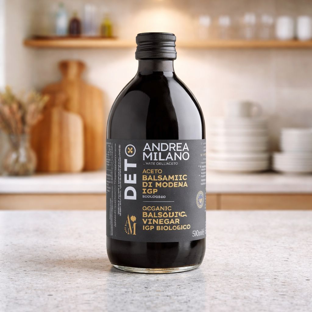 DETO BIO Oțet Balsamic de Modena Nefiltrat, 500ml, Andrea Milano