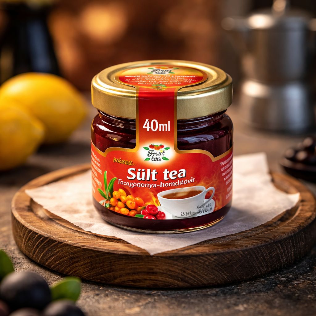 Ceai copt cu miere, merișoare și cătină, 40 ml, Fruit Tea