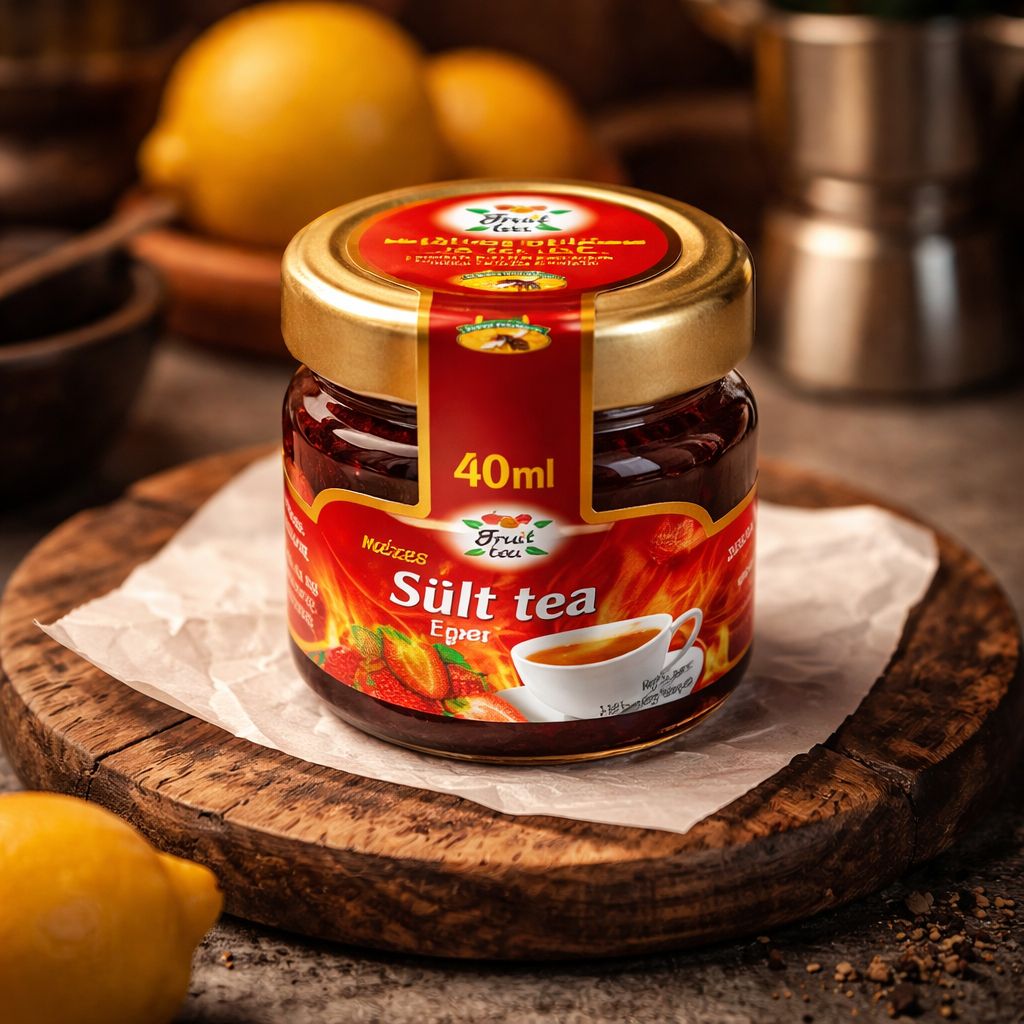 Ceai copt cu miere și căpșuni, 40 ml, Fruit Tea
