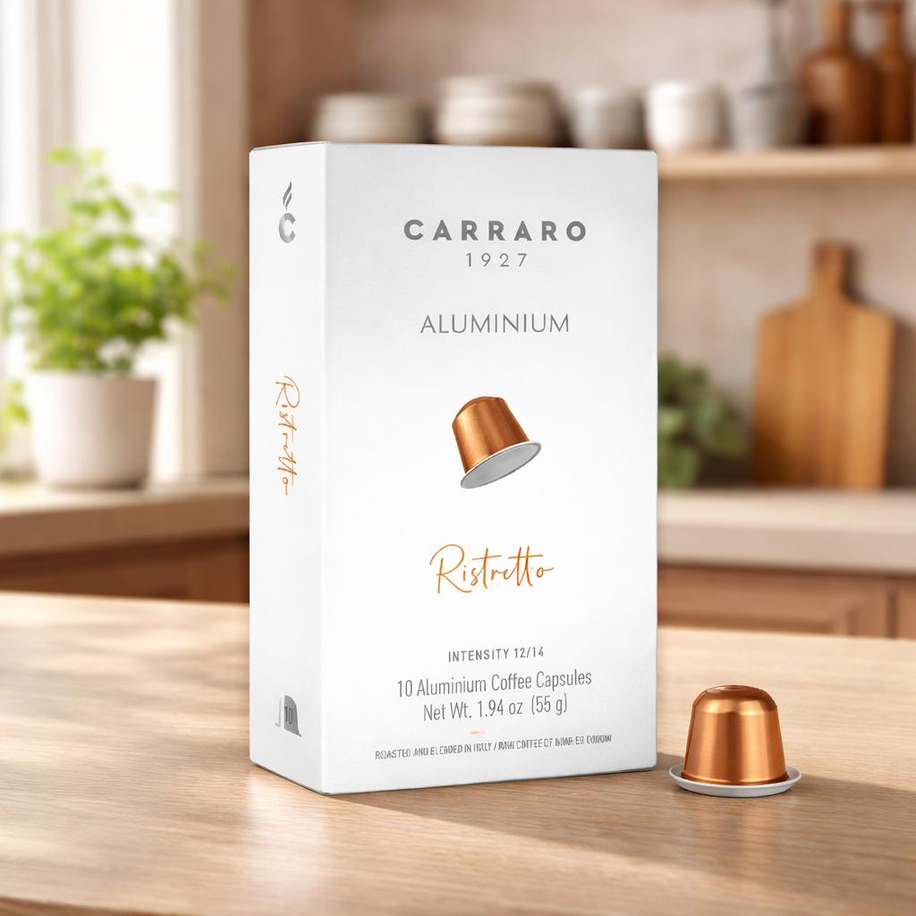 Capsule de Cafea Ristretto (Nespresso compatibile) - 10 caps. - Carraro