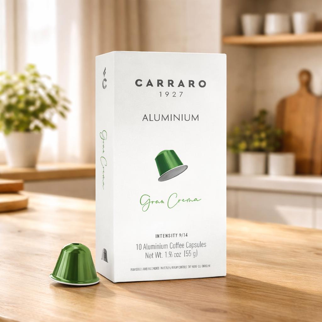 Capsule de Cafea Gran Crema (Nespresso compatibile)- 10 caps., Carraro