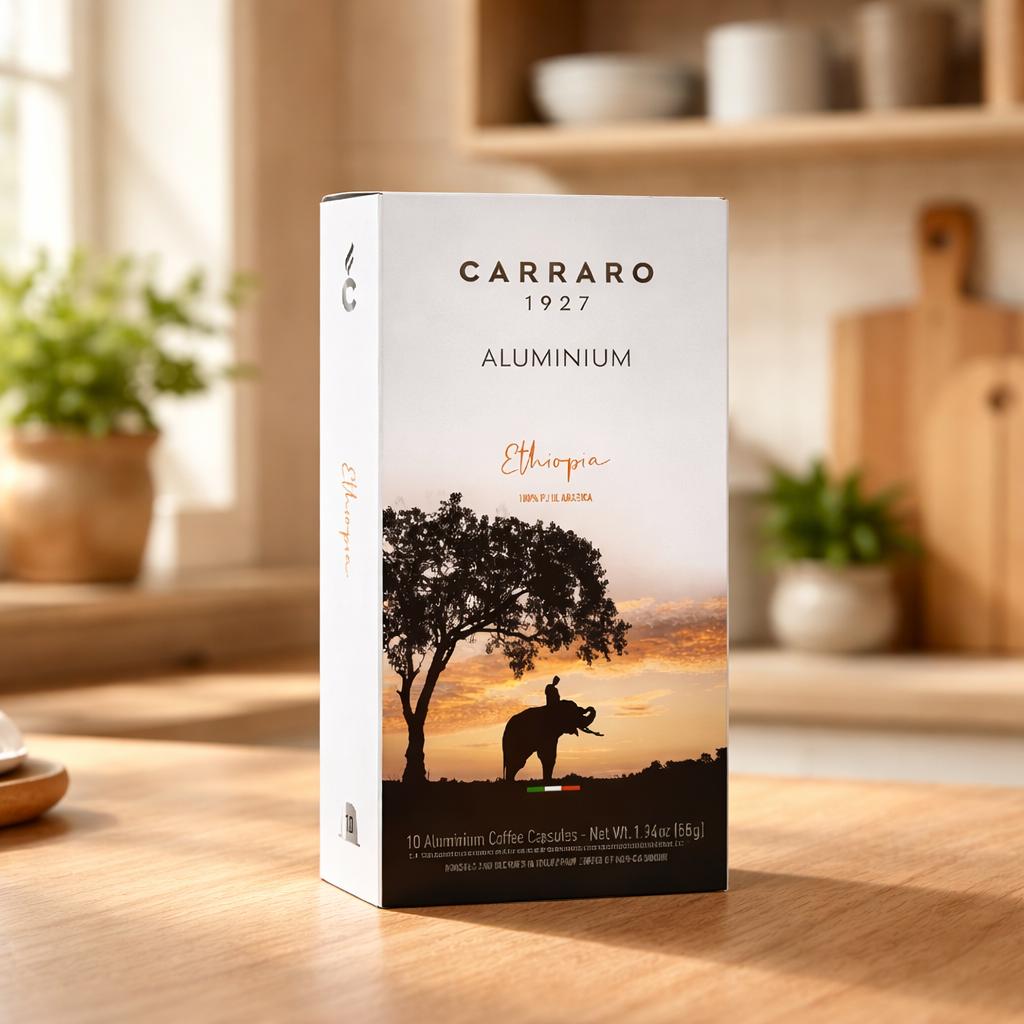 Capsule de Cafea Ethiopia (Nespresso compatibile)- 10 caps., Carraro