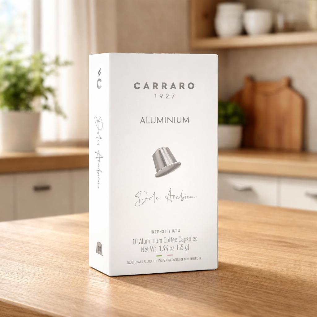 Capsule de Cafea Dolci Arabica (Nespresso compatibile)- 10 caps.,  Carraro