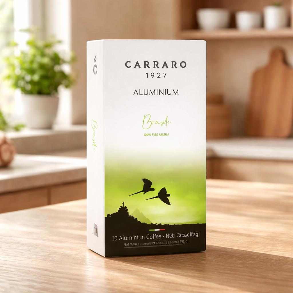 Capsule de Cafea Brasile (Nespresso compatibile) 10 capsule,  Carraro
