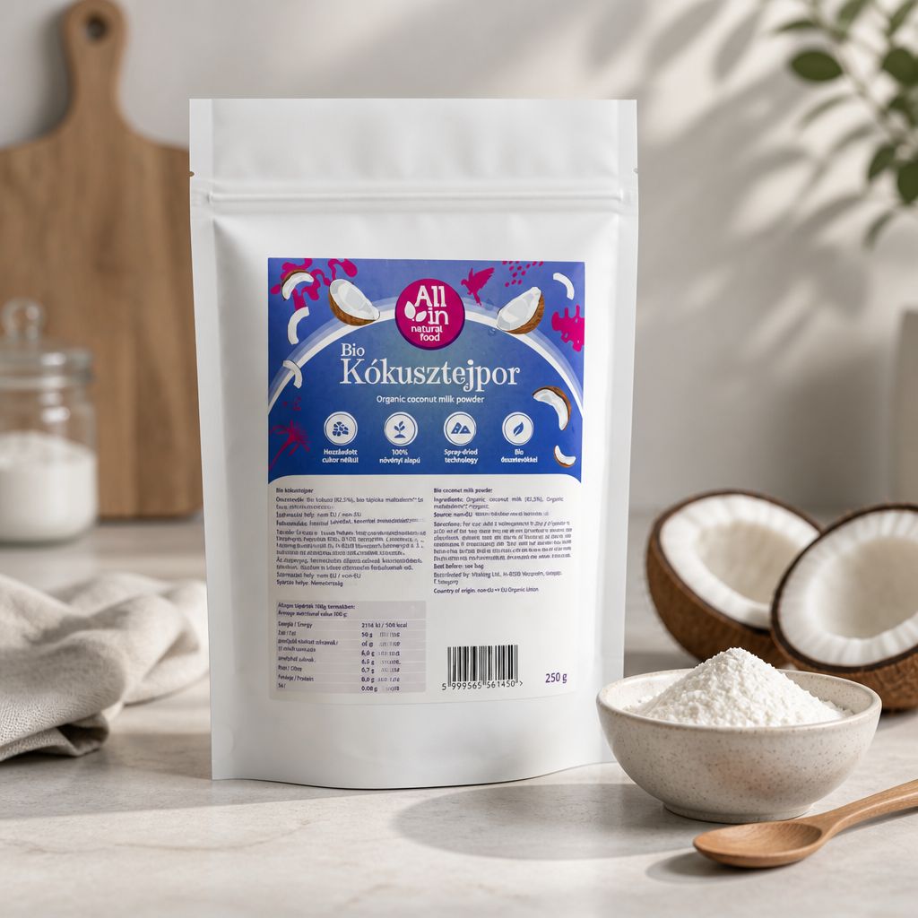 Pulbere de Lapte de Cocos Bio, All-in-Natural