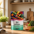 LioGreens – pulbere de băut cu fibre alimentare, fructe și legume liofilizate și extracte din plante, 400 g