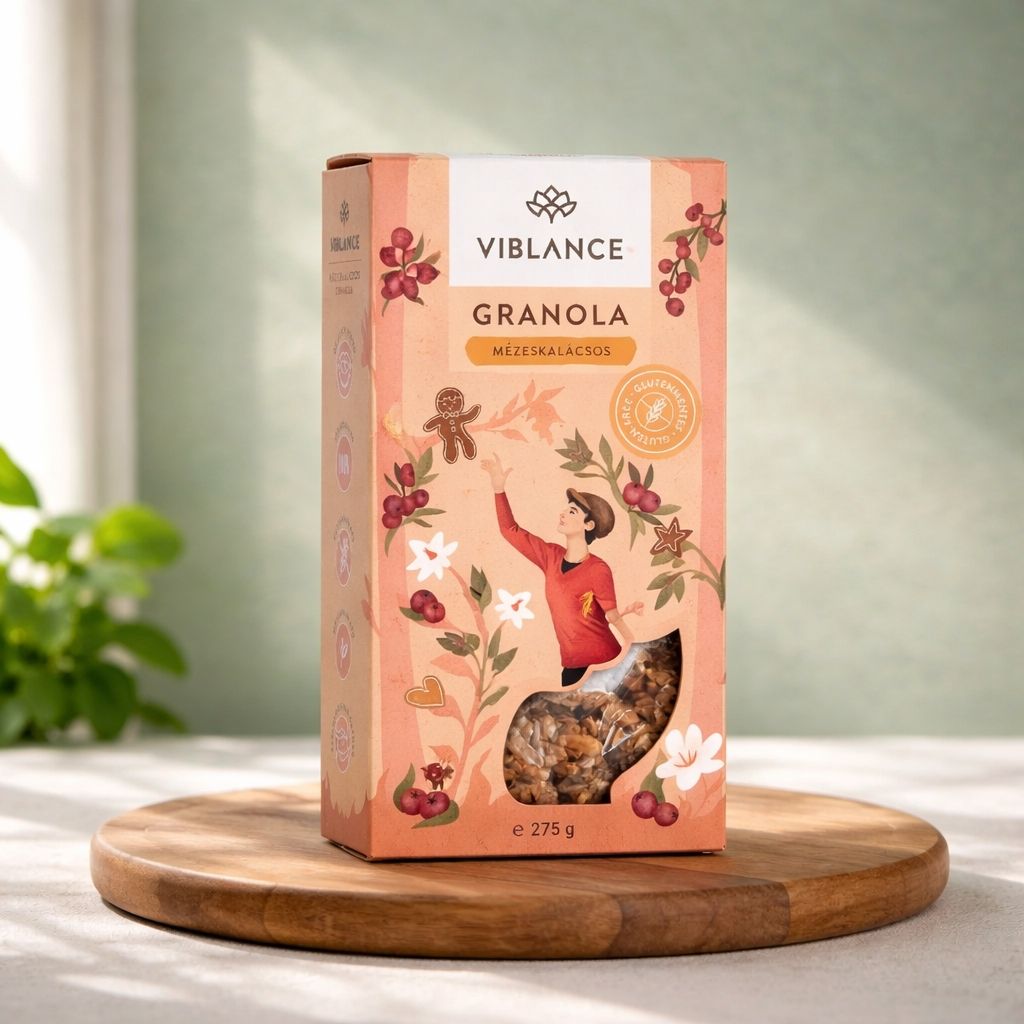 Granola Turtă Dulce - fără gluten, 275g Viblance