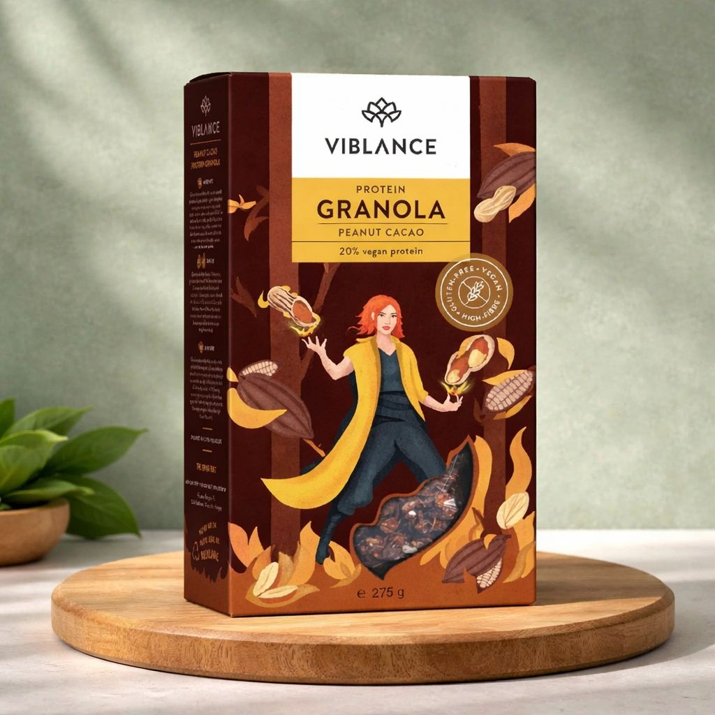 Granola Choconutty Protein, fără gluten, 275g Viblance