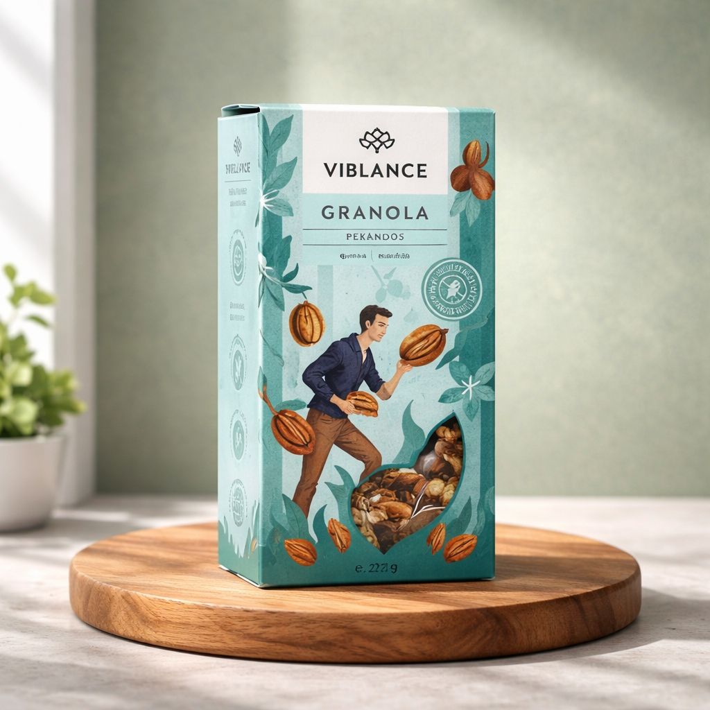 Granola cu Nuci Pecan fără gluten, 275g Viblance