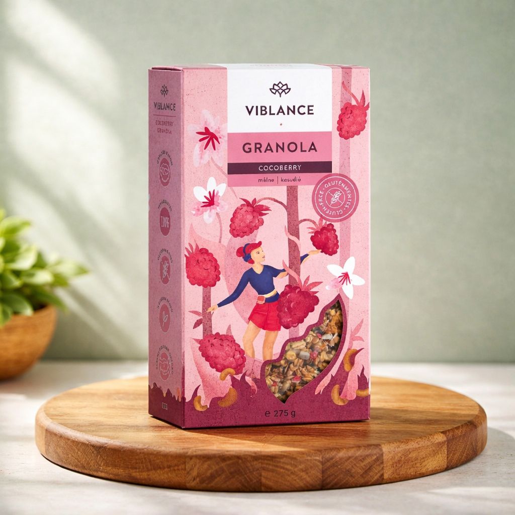 Granola Cocoberry - fără gluten, 275g Viblance