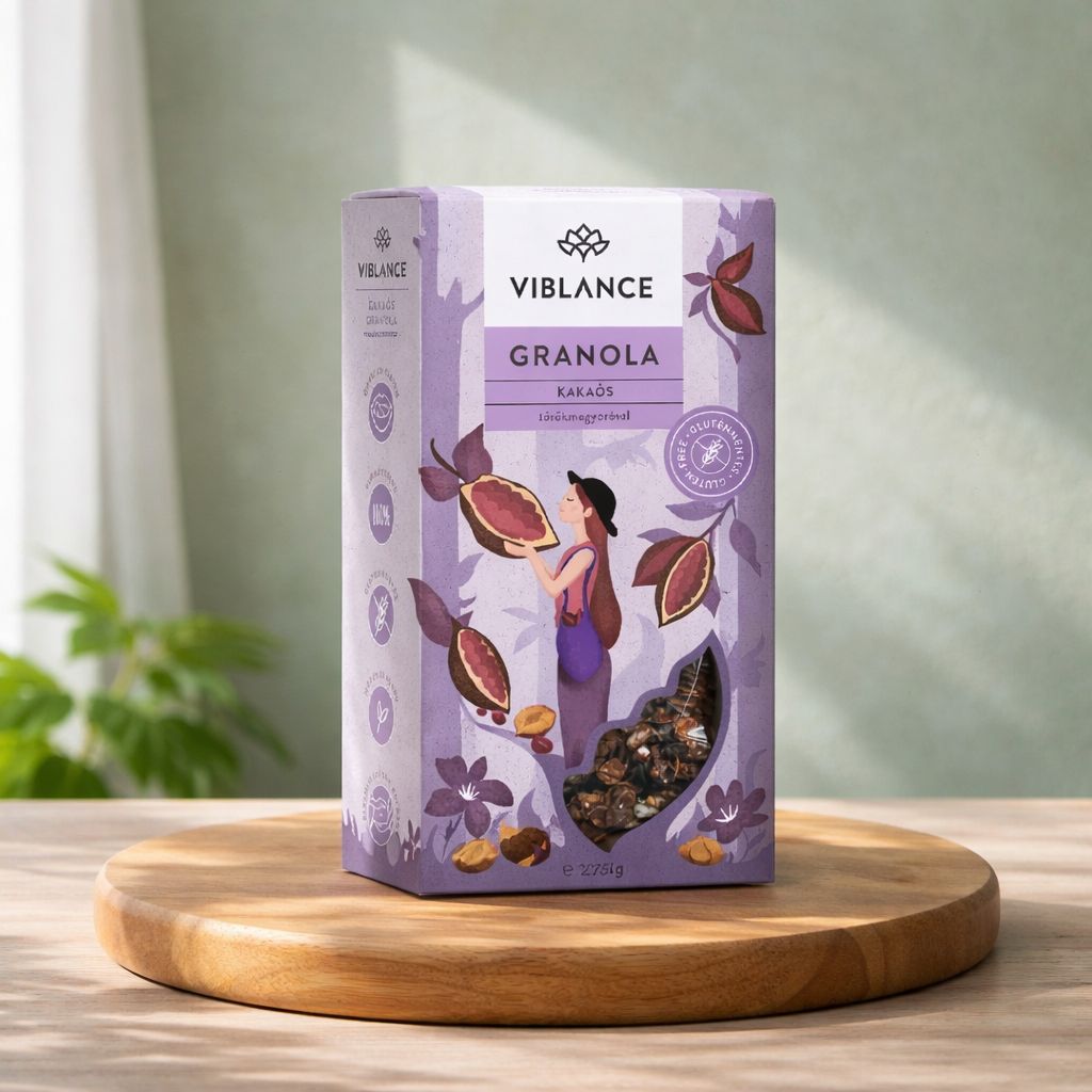 Granola Cacao - fără gluten, 275g Viblance