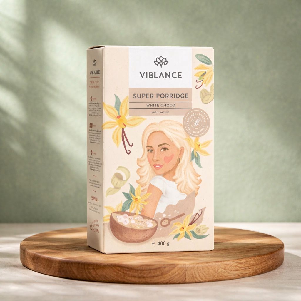White Choco Terci  -  fără gluten, 400g Viblance