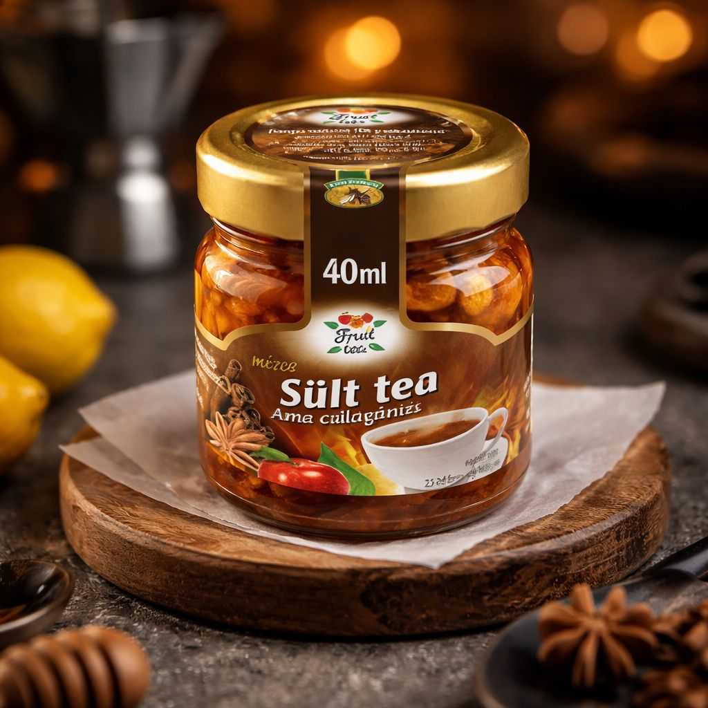 Ceai copt cu miere, măr și anason 40ml, Fruit Tea