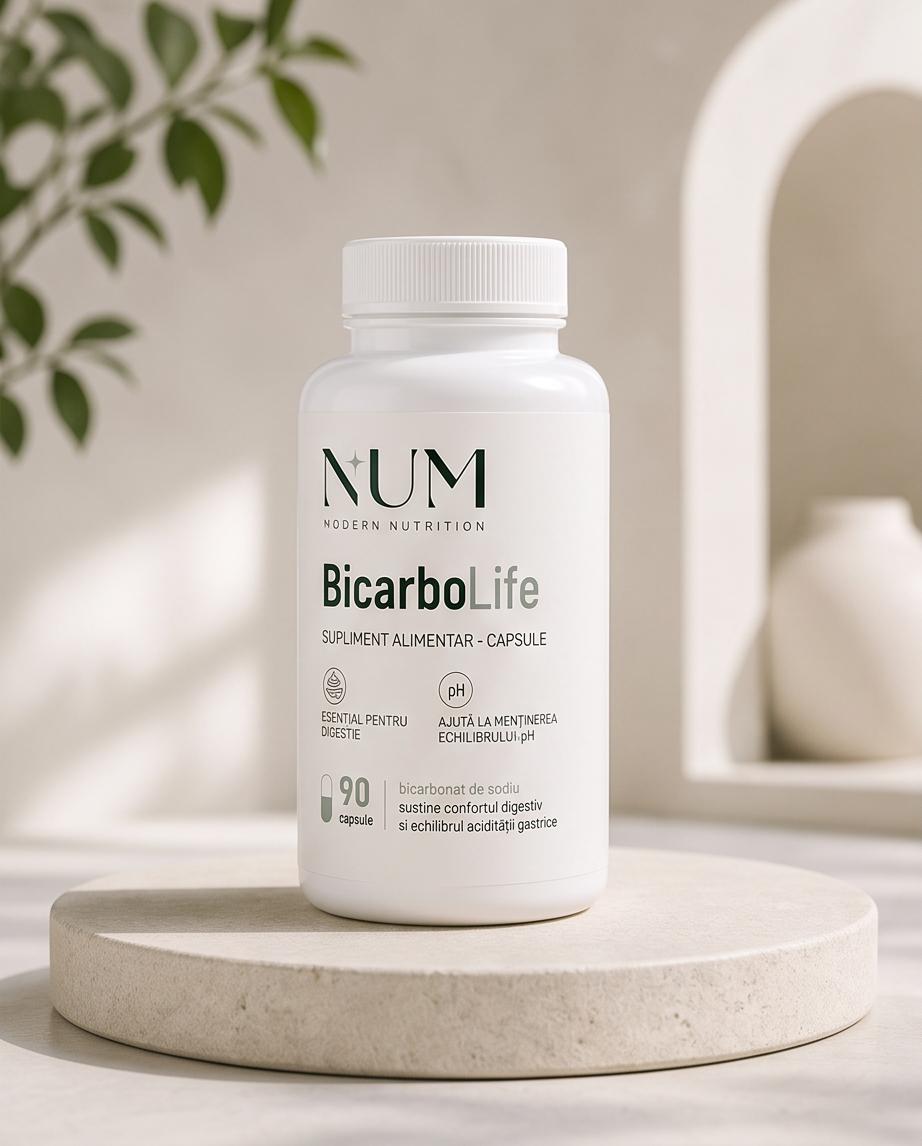 BicarboLife -  Bicarbonat sodic 90 capsule, NUM