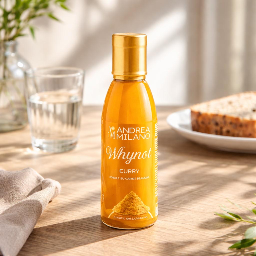 Andrea Milano WhyNot cremă de oțet cu curry 150ml, Andrea Milano